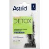 Pleťová maska Astrid Detox hloubkově čistící slupovací maska 2 x 8 ml