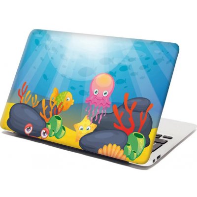 Sablio Samolepka na notebook Podmořský svět - 29x20 cm – Zboží Živě