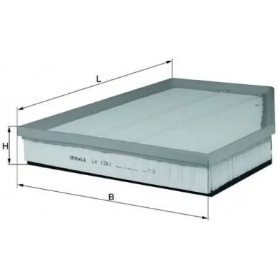 KNECHT Vzduchový filtr KNC LX 1261 – Hledejceny.cz