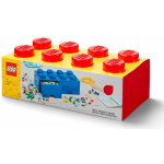 LEGO® Úložný box 250 x 502 x 181 se šuplíky červená – Zboží Dáma