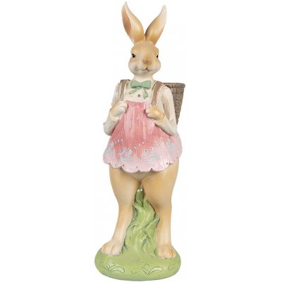 Dekorace králičí slečna s nůší 11*11*31 cm – Hledejceny.cz