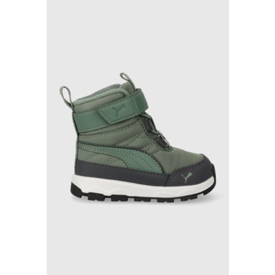 Puma Dětské zimní boty Evolve Boot AC+ Inf 392646 zelená