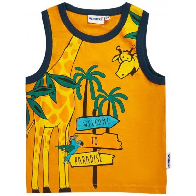 Winkiki Kids Wear chlapecké tílko Paradise oranžová – Hledejceny.cz
