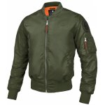 PitBull West Coast pánská bunda MA 1 Logo olivová – Zbozi.Blesk.cz