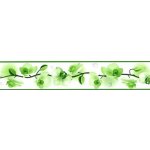 IMPOL TRADE D 58-030-2 Samolepící bordura květy orchidejí zelené, rozměr 5 m x 5,8 cm – Zboží Mobilmania