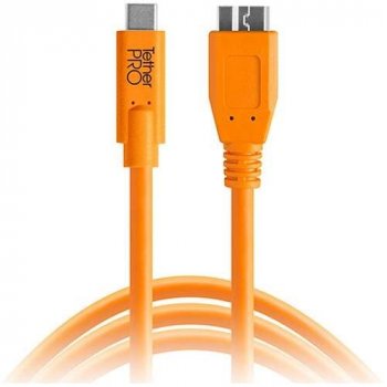 Tether Tools CUC3315-ORG USB-C na 3.0 Micro-B, 4,6m, oranžový