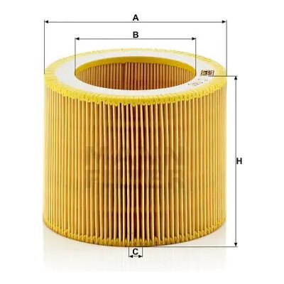 MANN FILTER Vzduchový filtr C 1140 – Hledejceny.cz