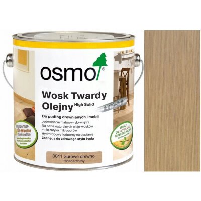 Osmo 3041 Tvrdý voskový olej Efekt 0,125 l Natural – Zboží Mobilmania