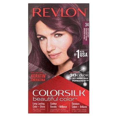 Revlon Colorsilk Beautiful Color barva na vlasy na barvené vlasy na všechny typy vlasů 34 Deep Burgundy 59,1 ml – Zbozi.Blesk.cz