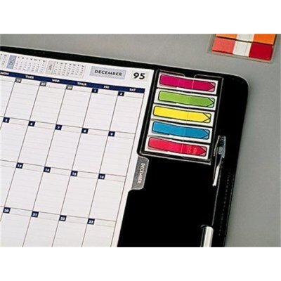 3M POSTIT Samolepicí záložky se zásobníkem, mix neonových barev, 12 x 43 mm, 4x 24 listů, tvar šipky, 3M POSTI – Hledejceny.cz