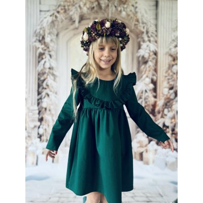 Lily Grey šaty s volánky zelené – Hledejceny.cz