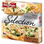 Don Peppe Selection Pizza kuřecí maso & špenát pečená na kameni 435 g – Zboží Dáma
