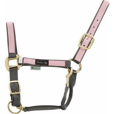 Umbria Ohlávka nylonová Colo červená Parts Equitazione šedá růžová – Zboží Dáma