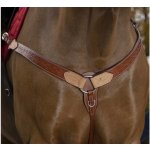 RANDOL'S Randol Westernový poprsník Two Tone chestnut/natural – Zboží Dáma