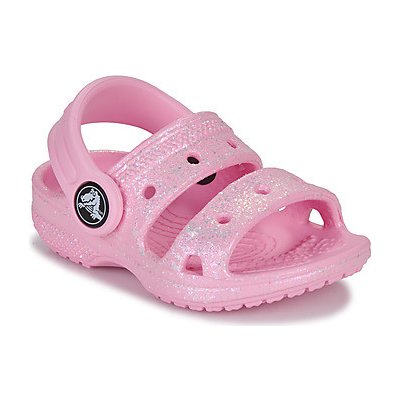 Crocs Classic Crocs Glitter Sandal T růžová – Zboží Mobilmania