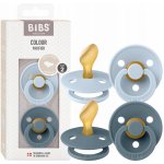 Bibs Colour anatomické dudlíky přírodní kaučuk 2ks Baby Blue / Petrol – Zboží Dáma