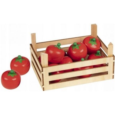 Goki dřevěný košík s rajčaty – Zboží Mobilmania