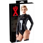 LATE X Latexové body se zipy v rozkroku a na zádech LateX – Zboží Dáma