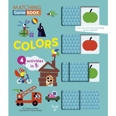 Colors Matching Game Book kniha o barvách v angličtině