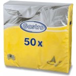 Gastro ubrousky papírové 2V 50ks žluté 33x33cm – Sleviste.cz