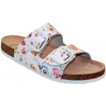 Santé D/21N/FLORA/BP pantofel bílá – Zboží Mobilmania