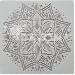 Creatissimo Plastová šablona 30x30cm mandala velká – Zboží Dáma