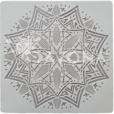 Creatissimo Plastová šablona 30x30cm mandala velká – Zboží Dáma