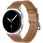 VSECHNONAMOBIL 124052 LEATHER Kožený řemínek pro Samsung Galaxy Watch8 / Watch8 Classic světle hnědý – Zboží Živě