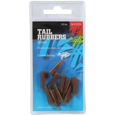Giants Fishing Převlek Na Závěsku Tail Rubbers Brown 10 ks – Zboží Dáma