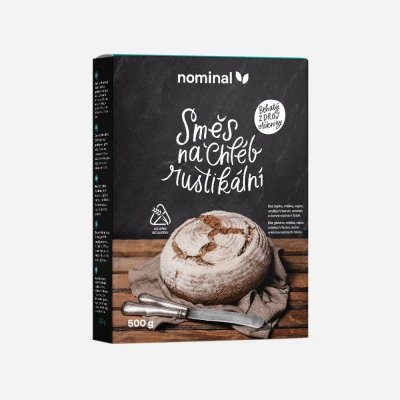 Nominal Bezlepková směs na chleba rustikální 0,5 kg – Sleviste.cz