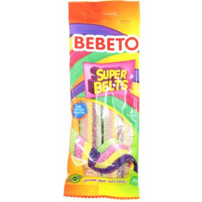 Bebeto Super Belts Kyselé Pásky 75 g – Hledejceny.cz