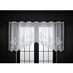 Dekorační žakárová záclona s řasící páskou DEYSI 100 bílá 300x100 cm MyBestHome – Zboží Mobilmania