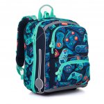 Topgal batoh BEBE 25012 zelená modrá – Zboží Dáma