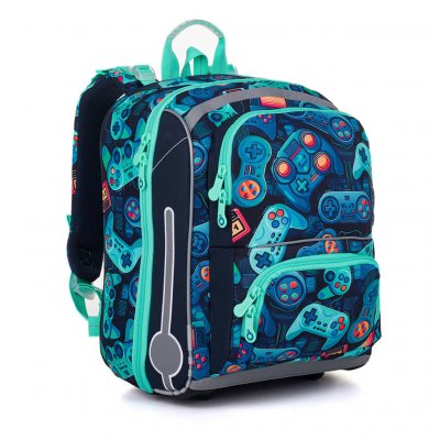 Topgal batoh BEBE 25012 zelená modrá – Zboží Dáma