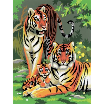 Royal Langnickel Malování podle čísel 22x30 cm - Tygři – Hledejceny.cz