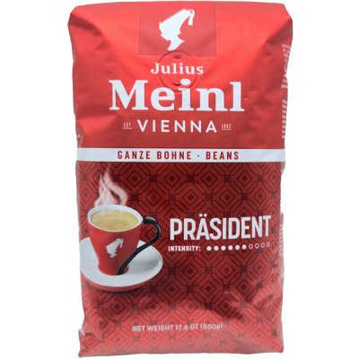 Julius Meinl Präsident Espresso zrnková 0,5 kg – Hledejceny.cz
