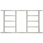 Základna BBSH-B2 pro zahradní domek BestBerg BBSH-608 / 142 x 242 cm / ocel / stříbrná – Zbozi.Blesk.cz