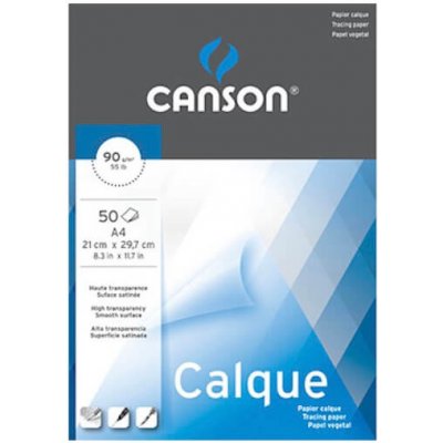 Pebeo Canson Calque pauzovací papír v bloku A3 90 g/m2 200757241 – Zboží Mobilmania