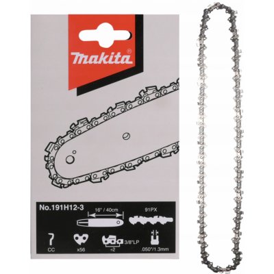 Makita 191H12-3 pilový řetěz 40cm 1,3mm .050" 3/8" LP 56čl