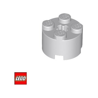 LEGO® 3941 Kostka kruhová 2x2 Světle-Šedá – Zboží Mobilmania