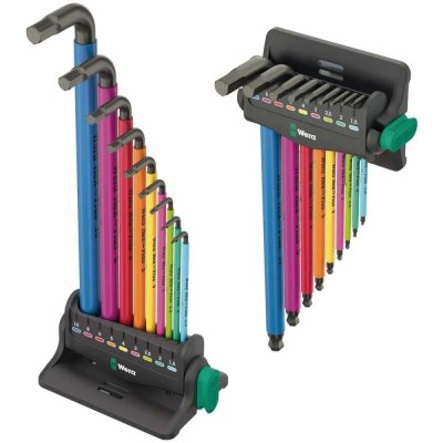 Wera Zástrčné klíče imbus 950/9 Hex-Plus Multicolour 3 sada 9 dílů 133165 – Hledejceny.cz
