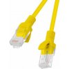 síťový kabel Lanberg PCU5-10CC-0150-Y patch, RJ45 cat. 5e UTP, 1,5m, žlutý