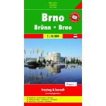 Brno mapa města 1:16 000 – Zboží Dáma