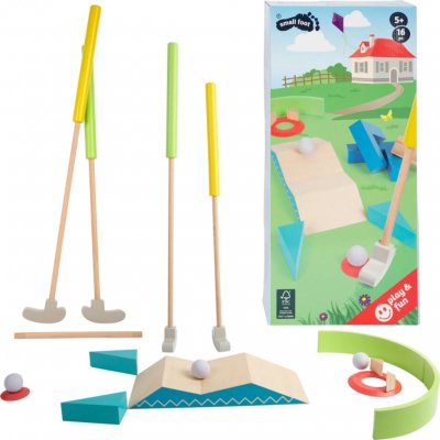 Small foot Golf dětský Dřevěný minigolf set Active – Zbozi.Blesk.cz