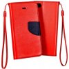 Pouzdro a kryt na mobilní telefon Pouzdro Telone Magnetické Fancy Samsung Galaxy S9 červené