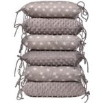 T-Tomi Polštářkový mantinel šedá hvězdičky – Zboží Dáma