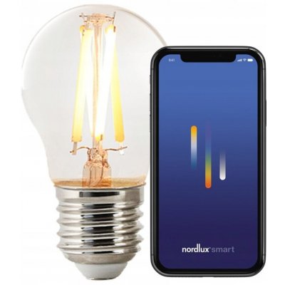 NORDLUX LED ŽÁROVKA E27 PRŮHLEDNÁ SMART 1X4,7W – Hledejceny.cz
