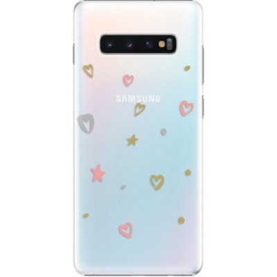 Pouzdro iSaprio Malá Srdíčka Samsung Galaxy S10 Plus – Zboží Mobilmania