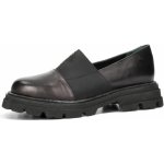 Etimee dámské kožené polobotky černé – Zboží Dáma