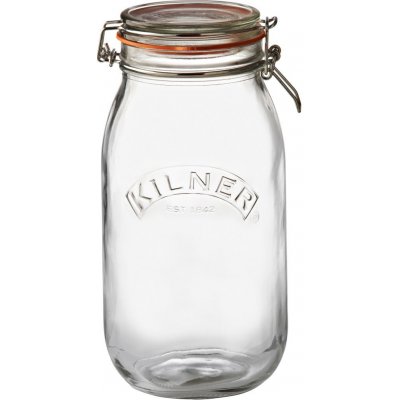 Kilner Kulatá zavařovací sklenice s klipem 2000ml – Zbozi.Blesk.cz